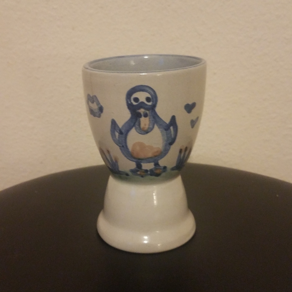 M.A. HADLEY DOUBLE EGG CUP COUNTRY SCENE DUCK